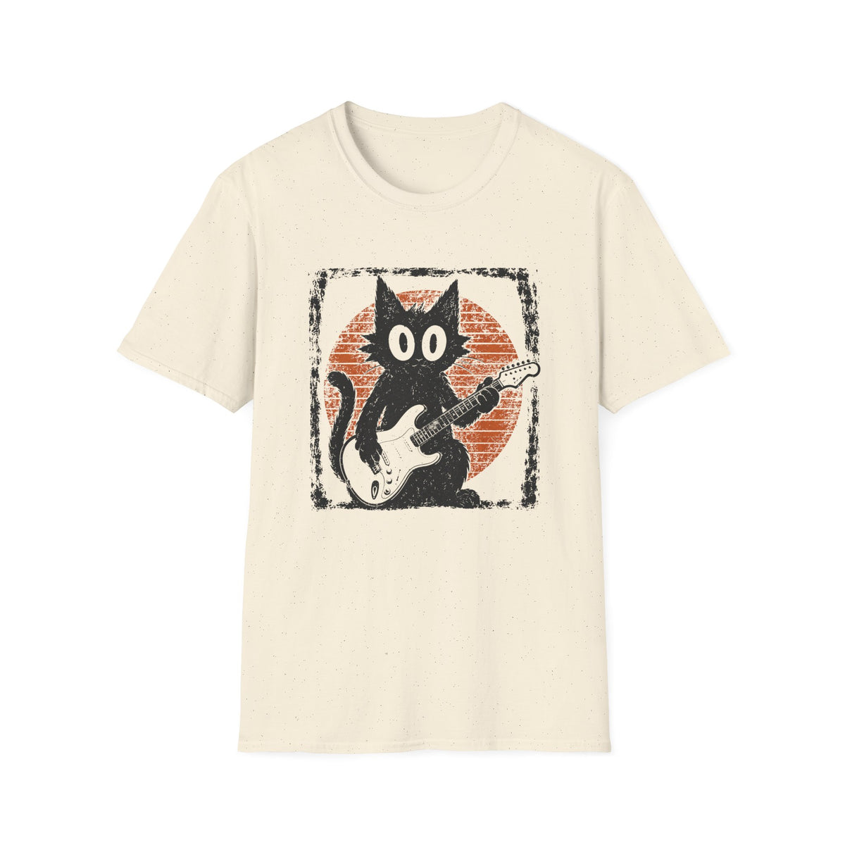 Black Cat Guitarrist T-Shirt