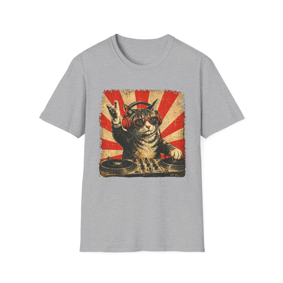 Cool DJ Cat T-Shirt