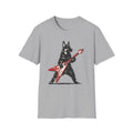 Rocking German Shepherd with Flying V T-Shirt