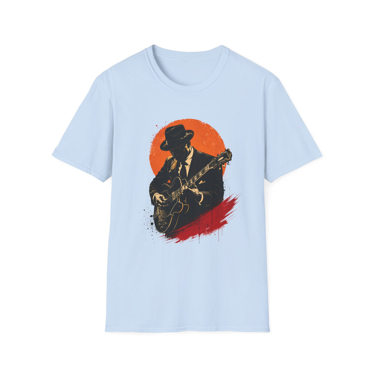 Blues man, playing Guitar T-Shirt