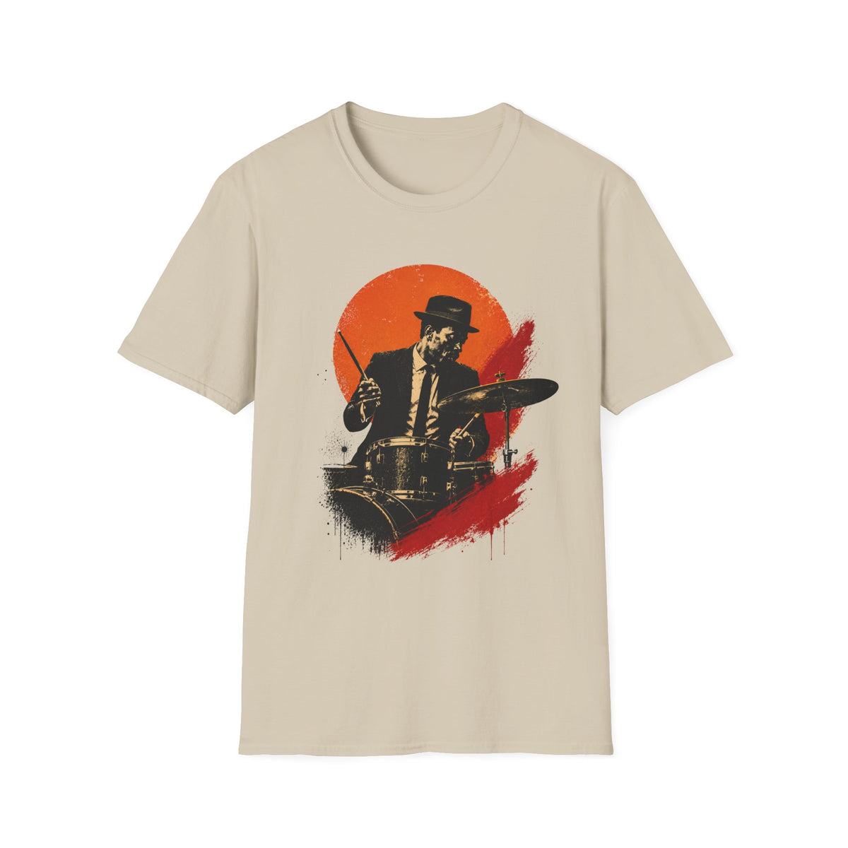 Jazz Drummer Playing T-Shirt