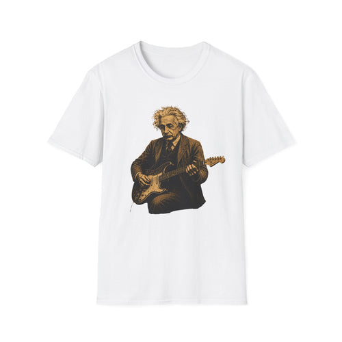 Albert Einstein playing Stratocaster T-Shirt