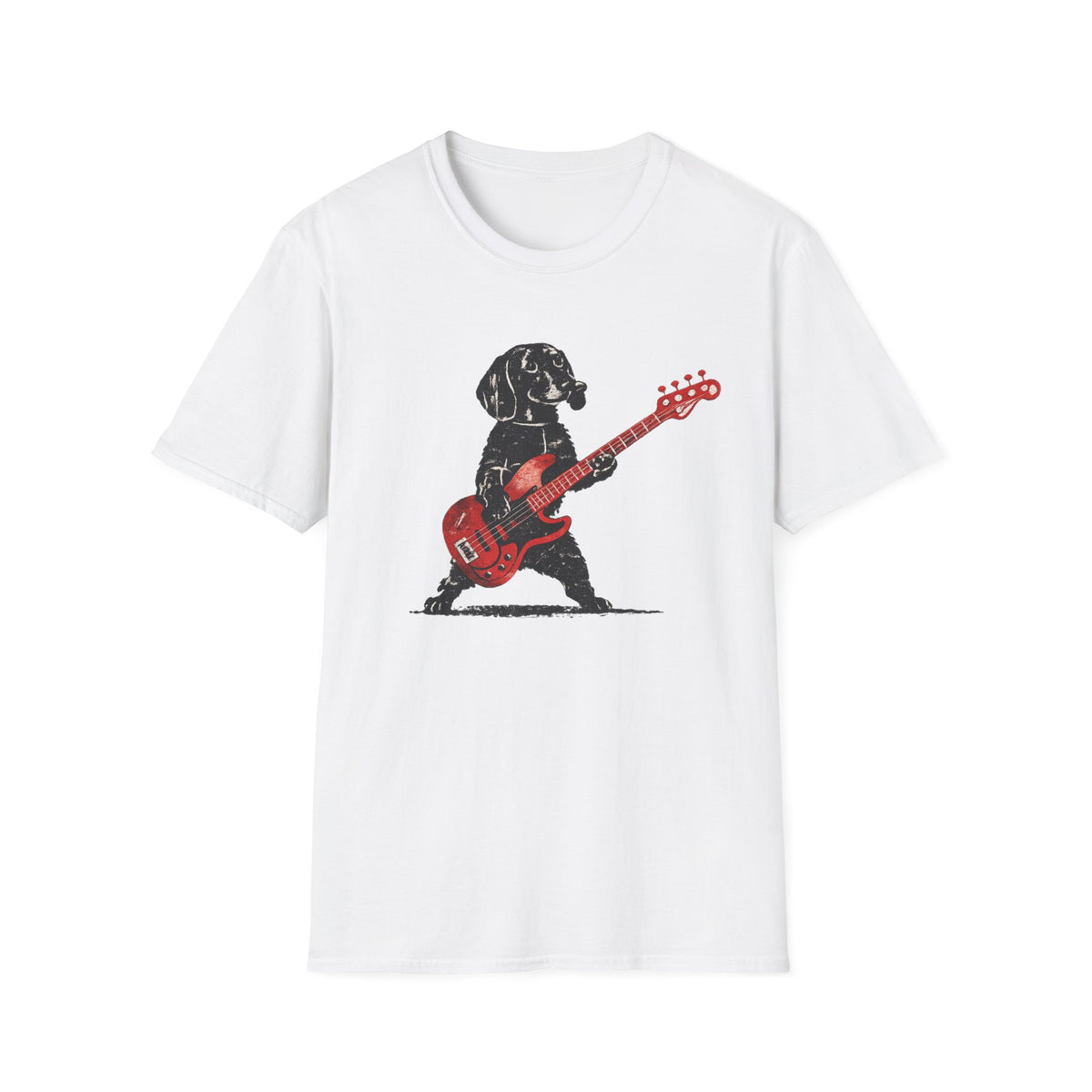 Dachshund Bass Player T-Shirt