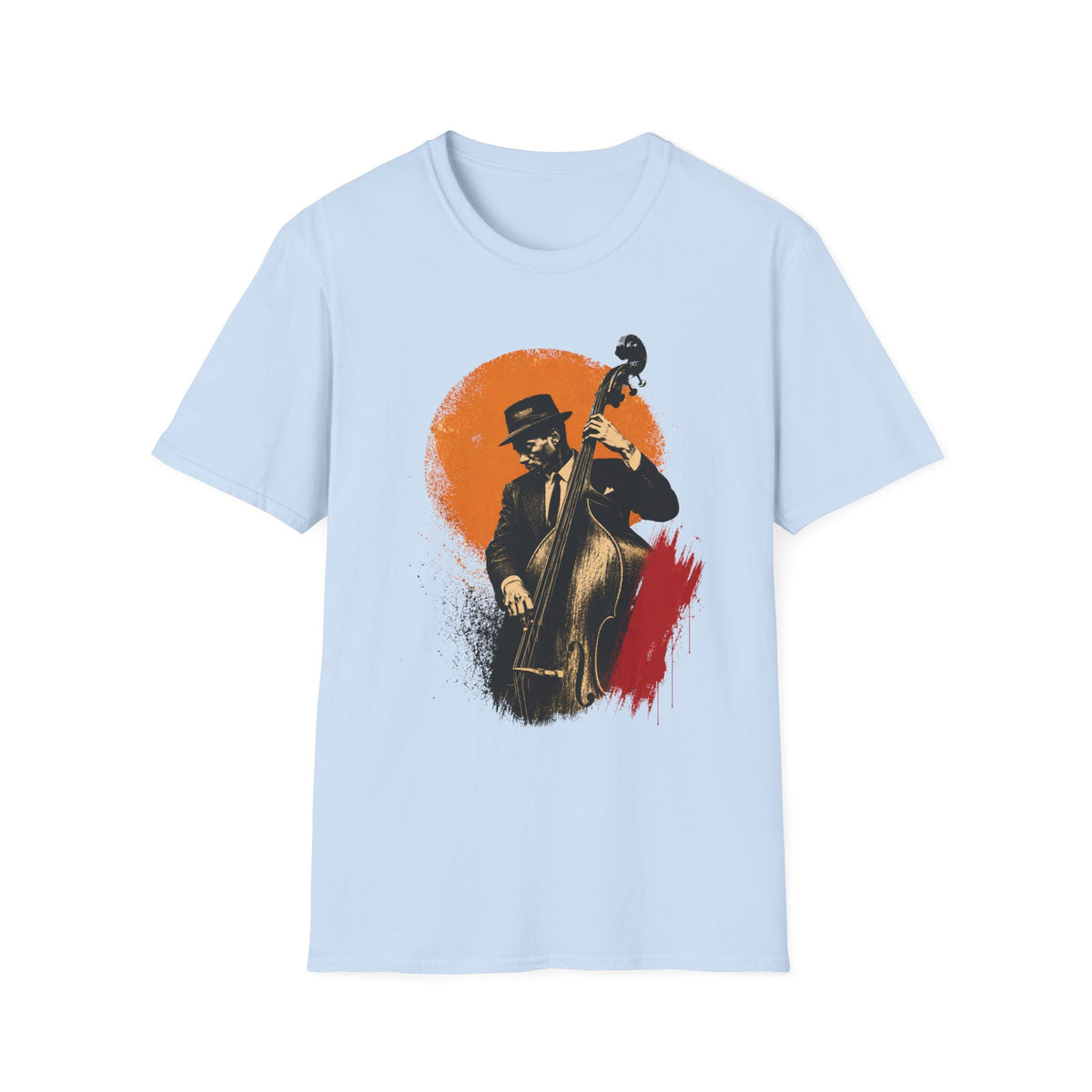 Jazz Double Bassist Playing T-Shirt