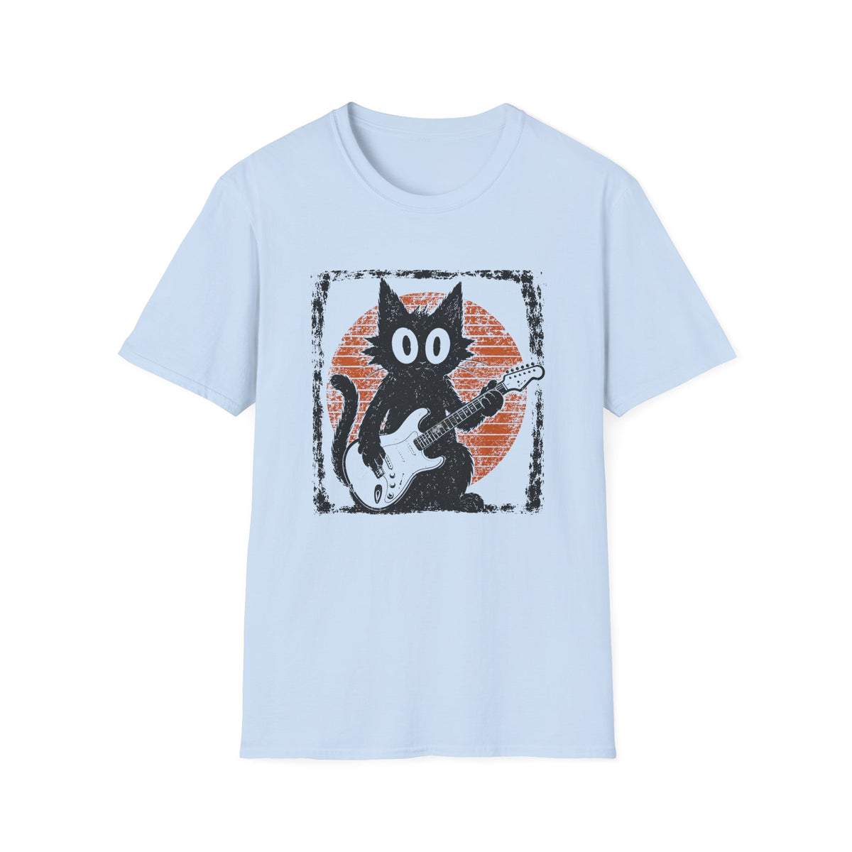 Black Cat Guitarrist T-Shirt