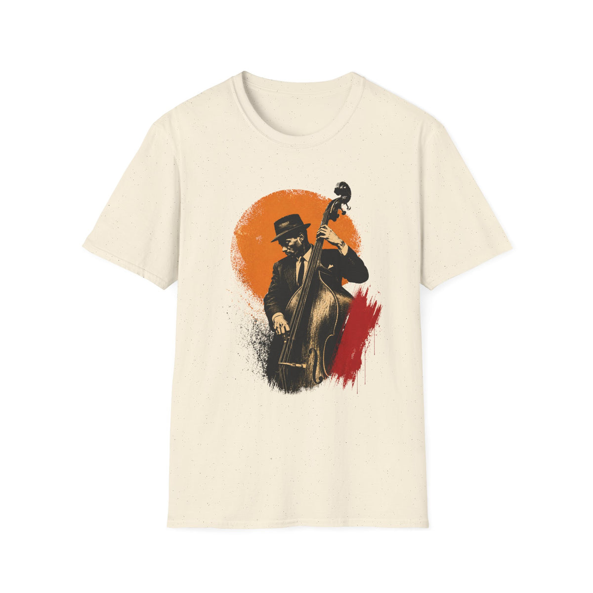 Jazz Double Bassist Playing T-Shirt