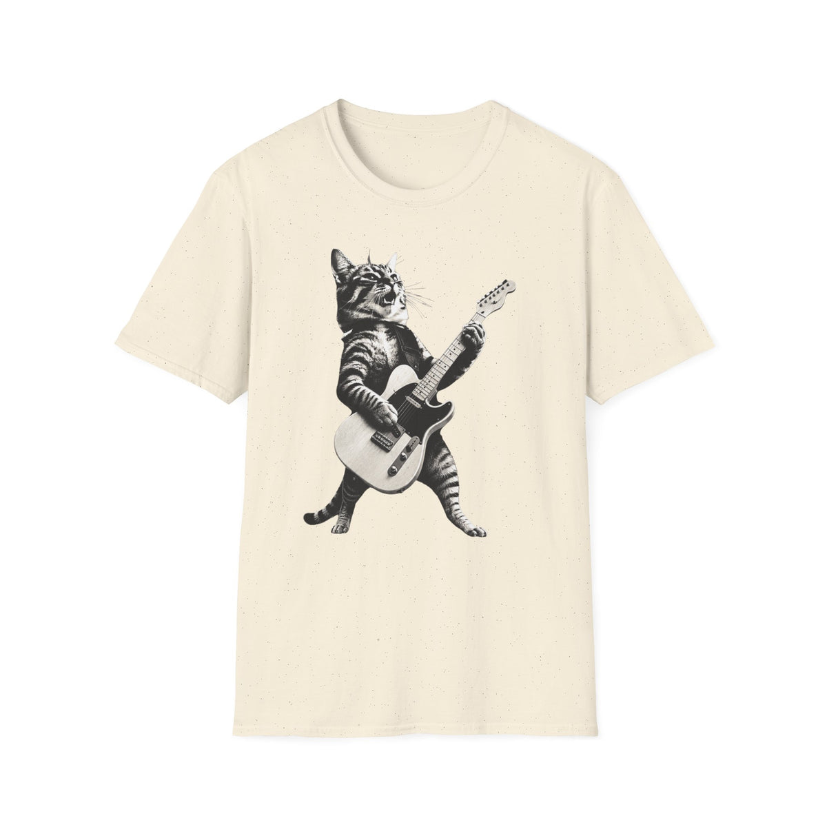 Cat Playing Telecaster T-Shirt