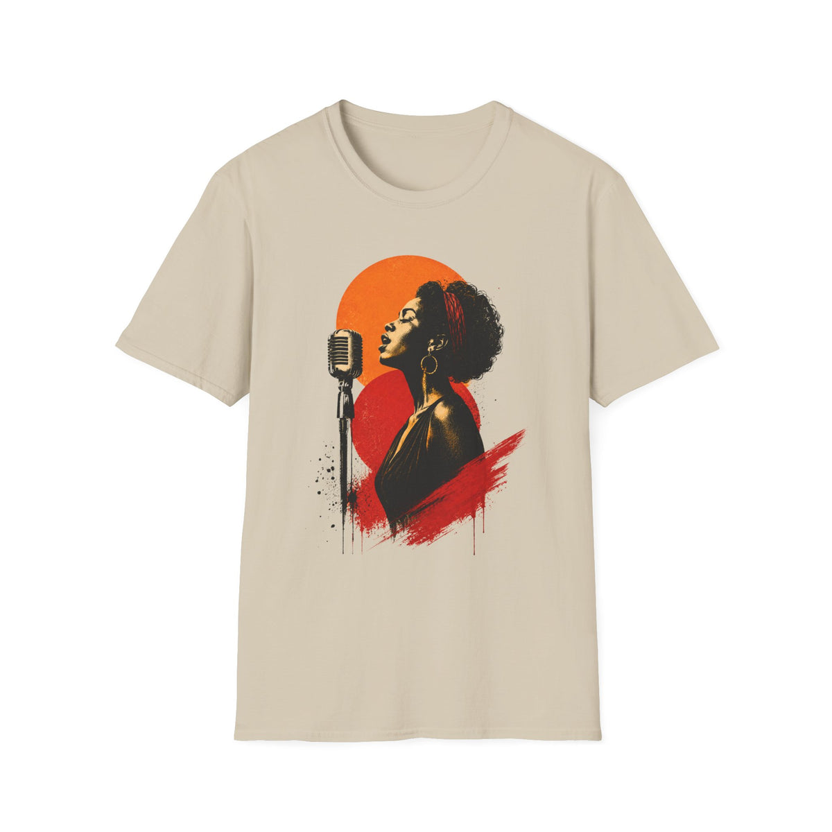 Blues Woman Singing T-Shirt