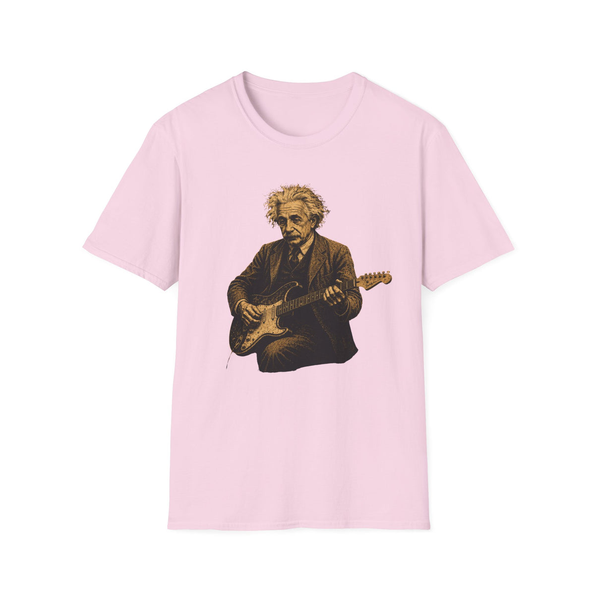 Albert Einstein playing Stratocaster T-Shirt