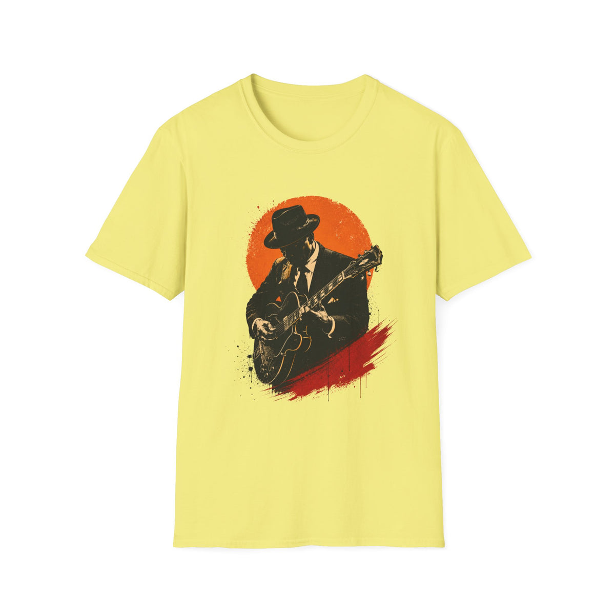 Blues man, playing Guitar T-Shirt
