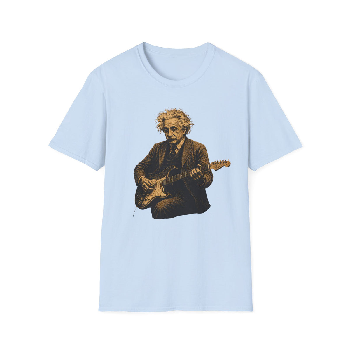 Albert Einstein playing Stratocaster T-Shirt