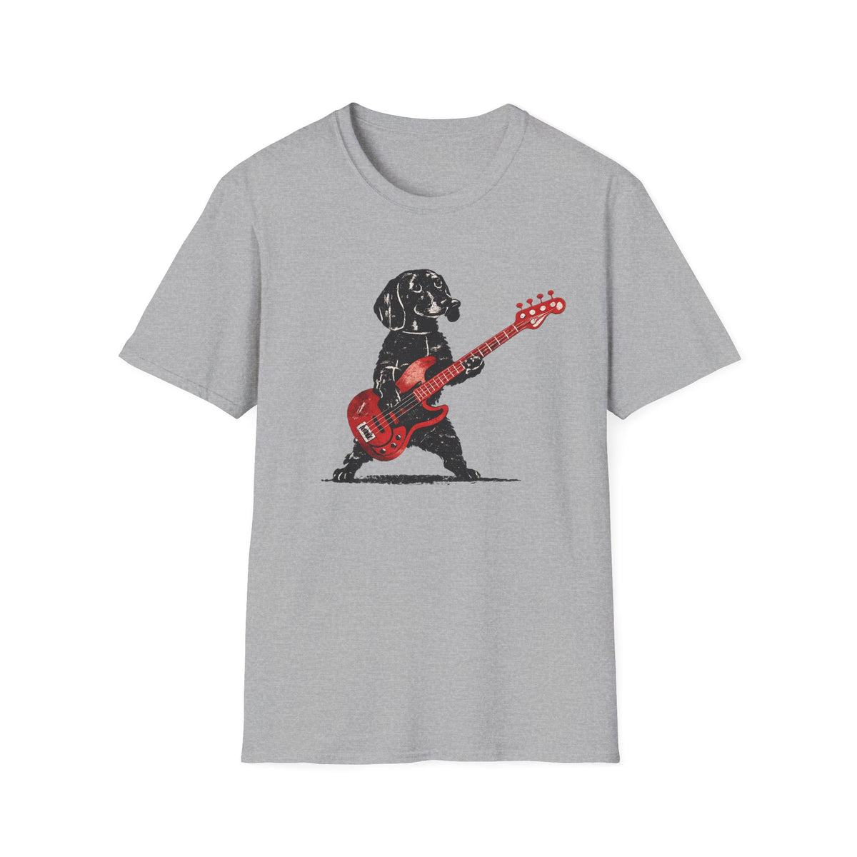 Dachshund Bass Player T-Shirt
