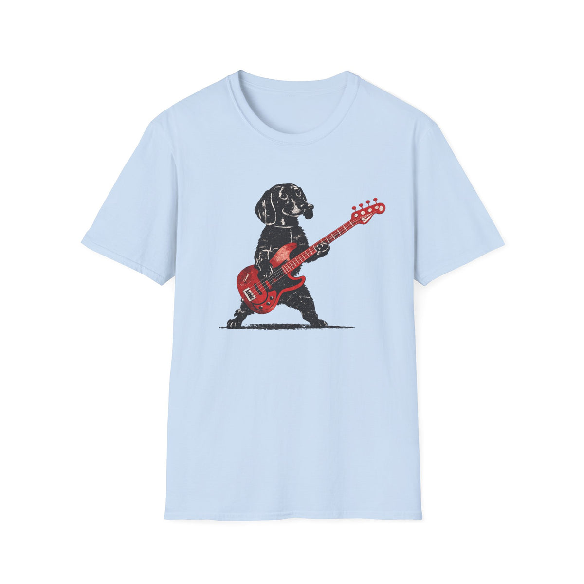 Dachshund Bass Player T-Shirt