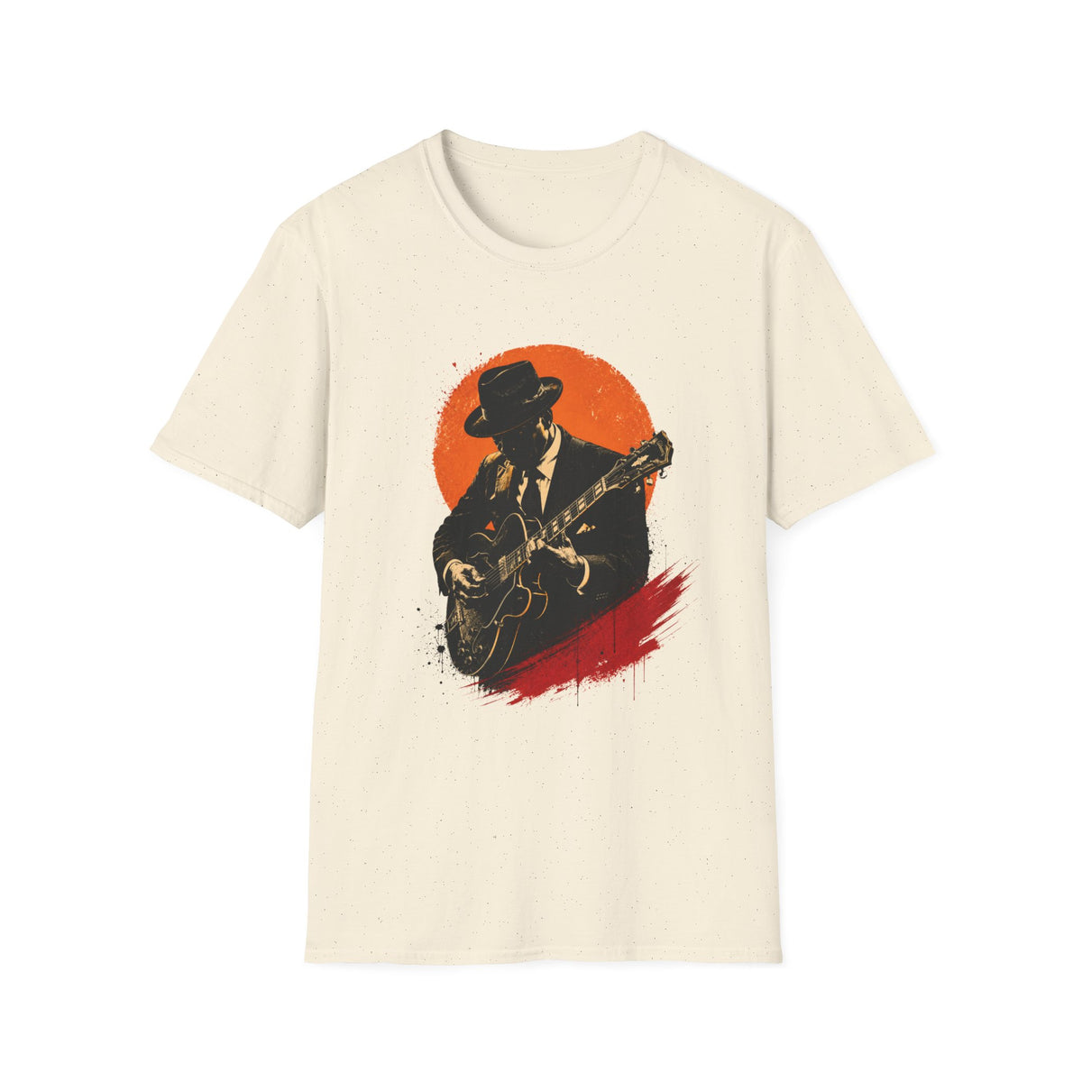 Blues man, playing Guitar T-Shirt