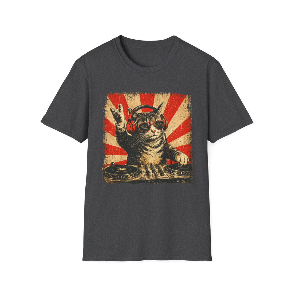 Cool DJ Cat T-Shirt