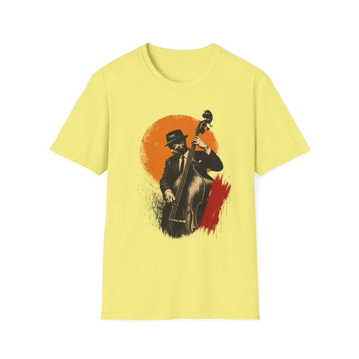 Jazz Double Bassist Playing T-Shirt