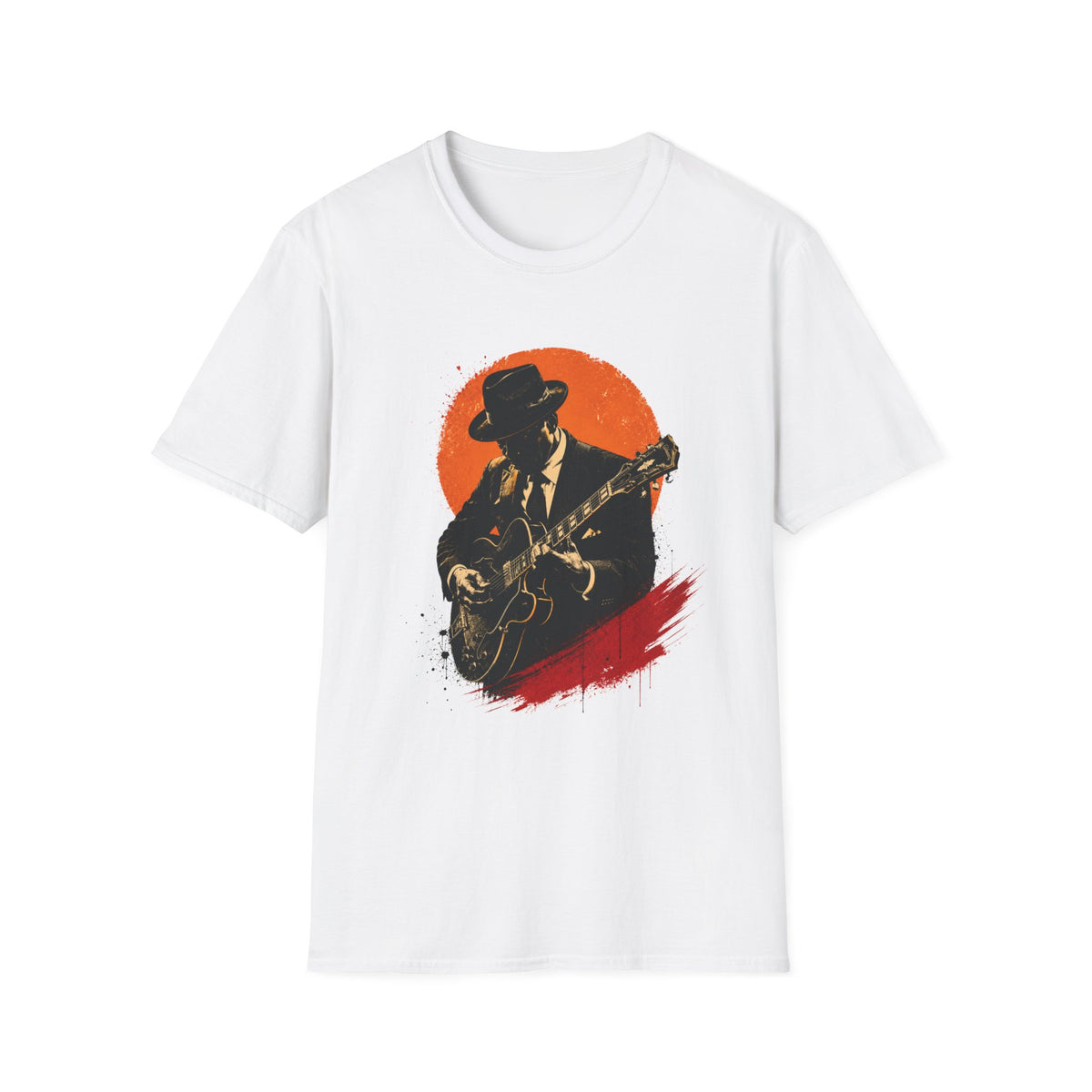 Blues man, playing Guitar T-Shirt