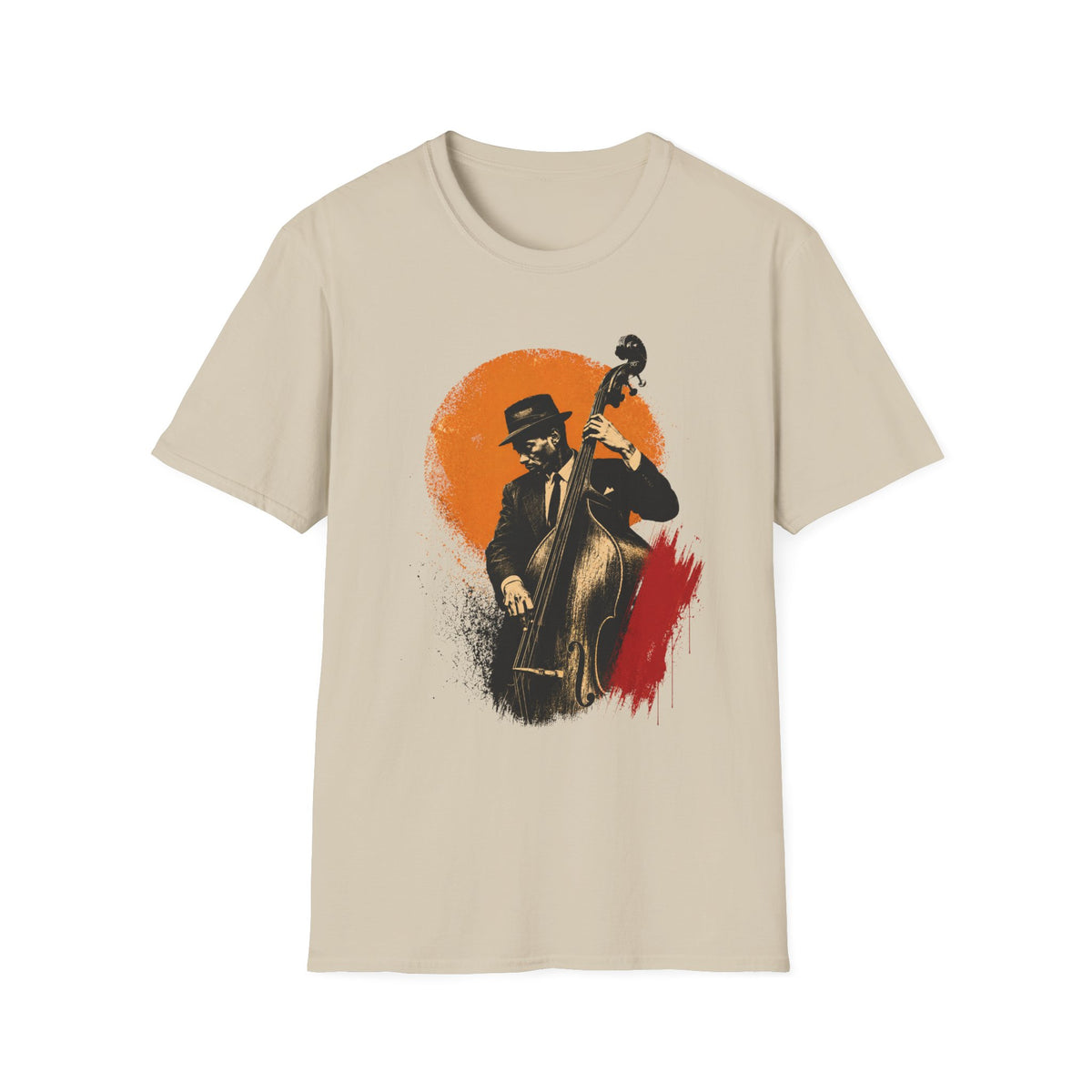 Jazz Double Bassist Playing T-Shirt