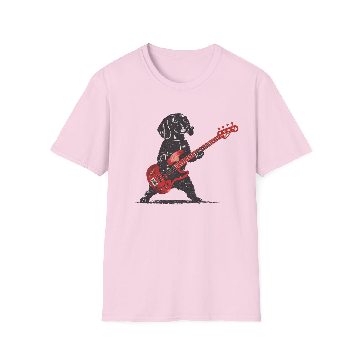 Dachshund Bass Player T-Shirt