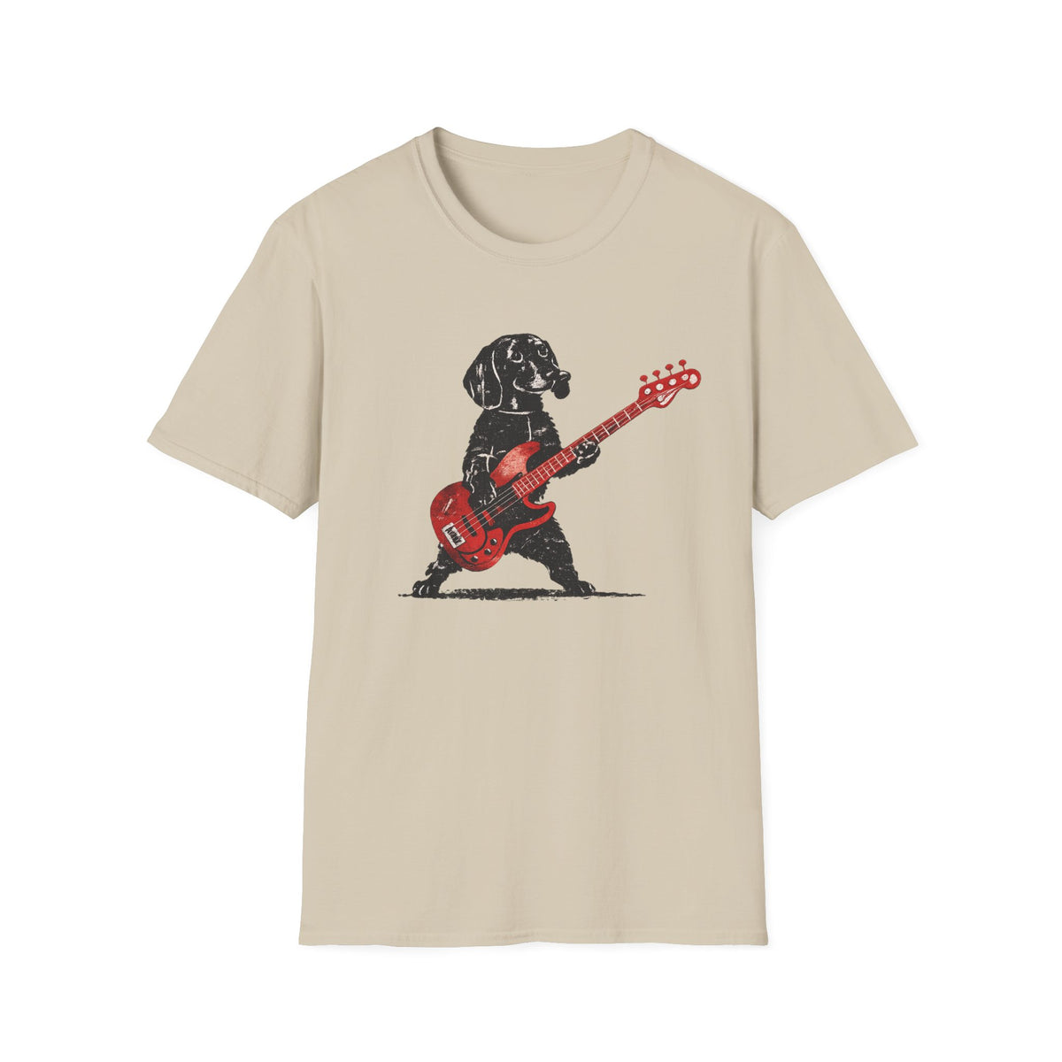 Dachshund Bass Player T-Shirt