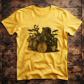 A Cool Octopus playing the Drums T-Shirt