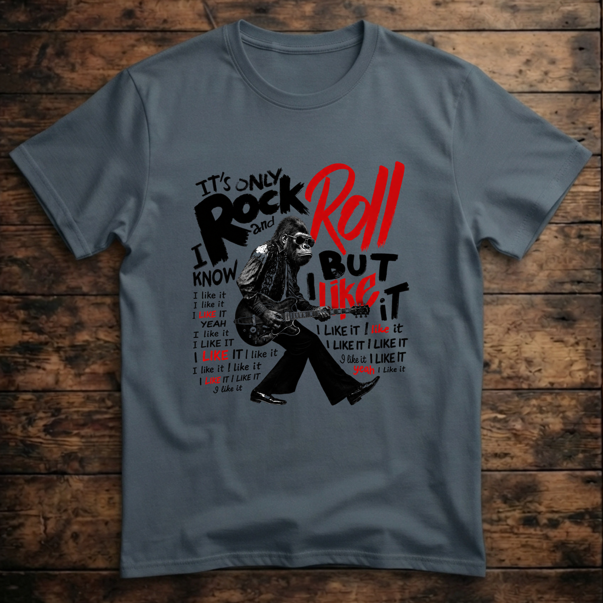 It's Only Rock and Roll Ape T-Shirt