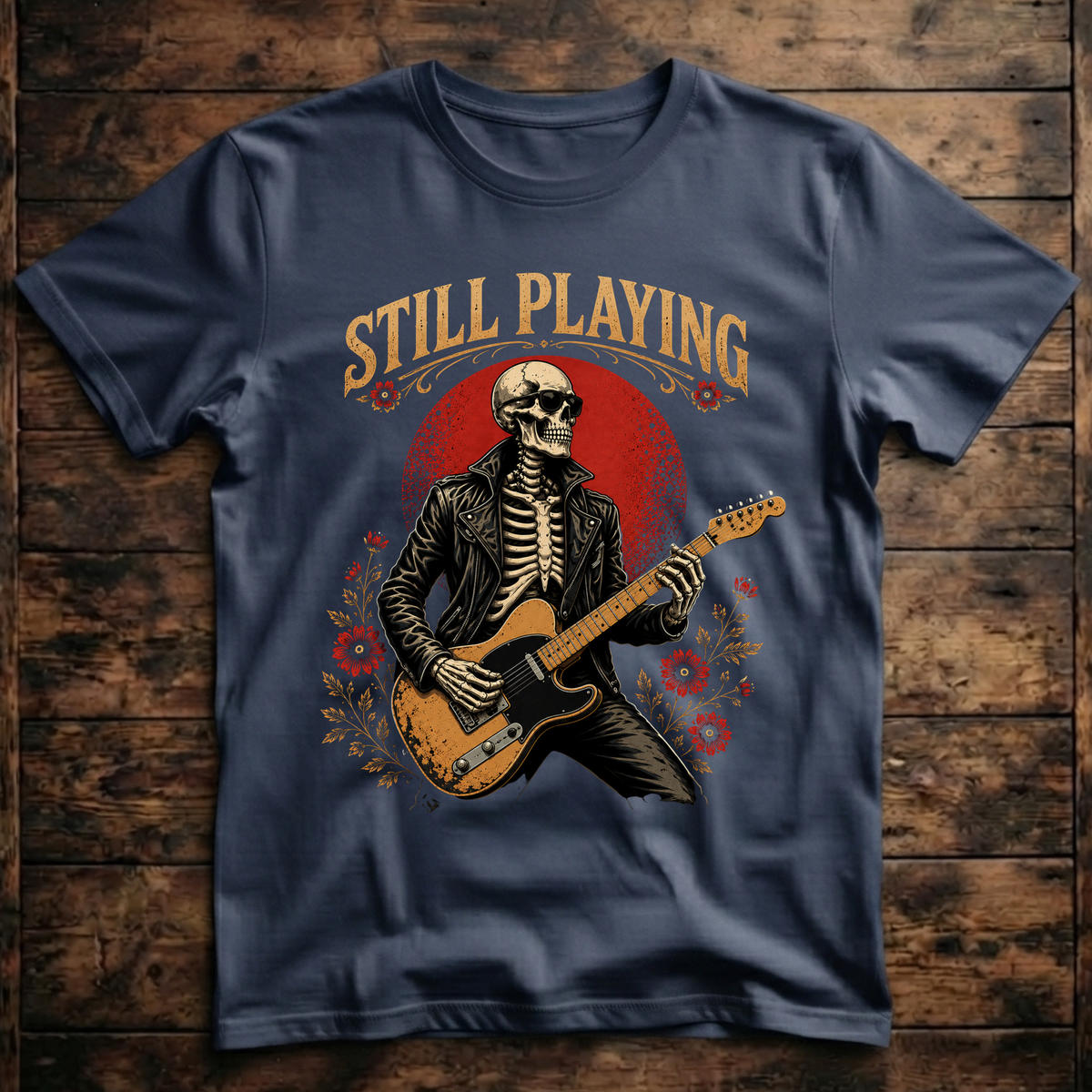 Still Playing Skull T-Shirt