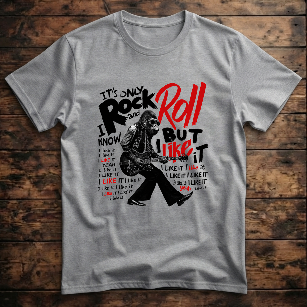 It's Only Rock and Roll Ape T-Shirt