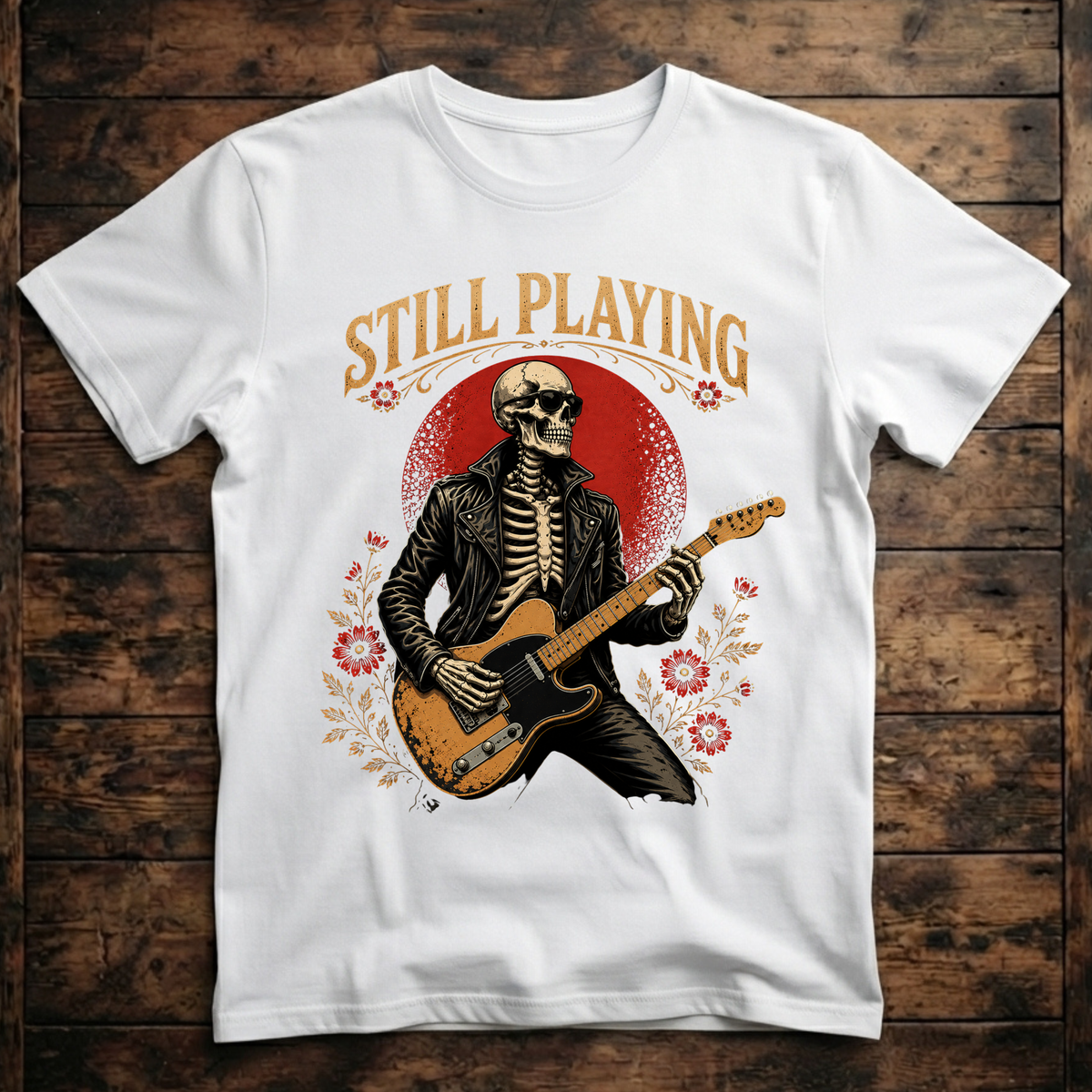 Still Playing Skull T-Shirt